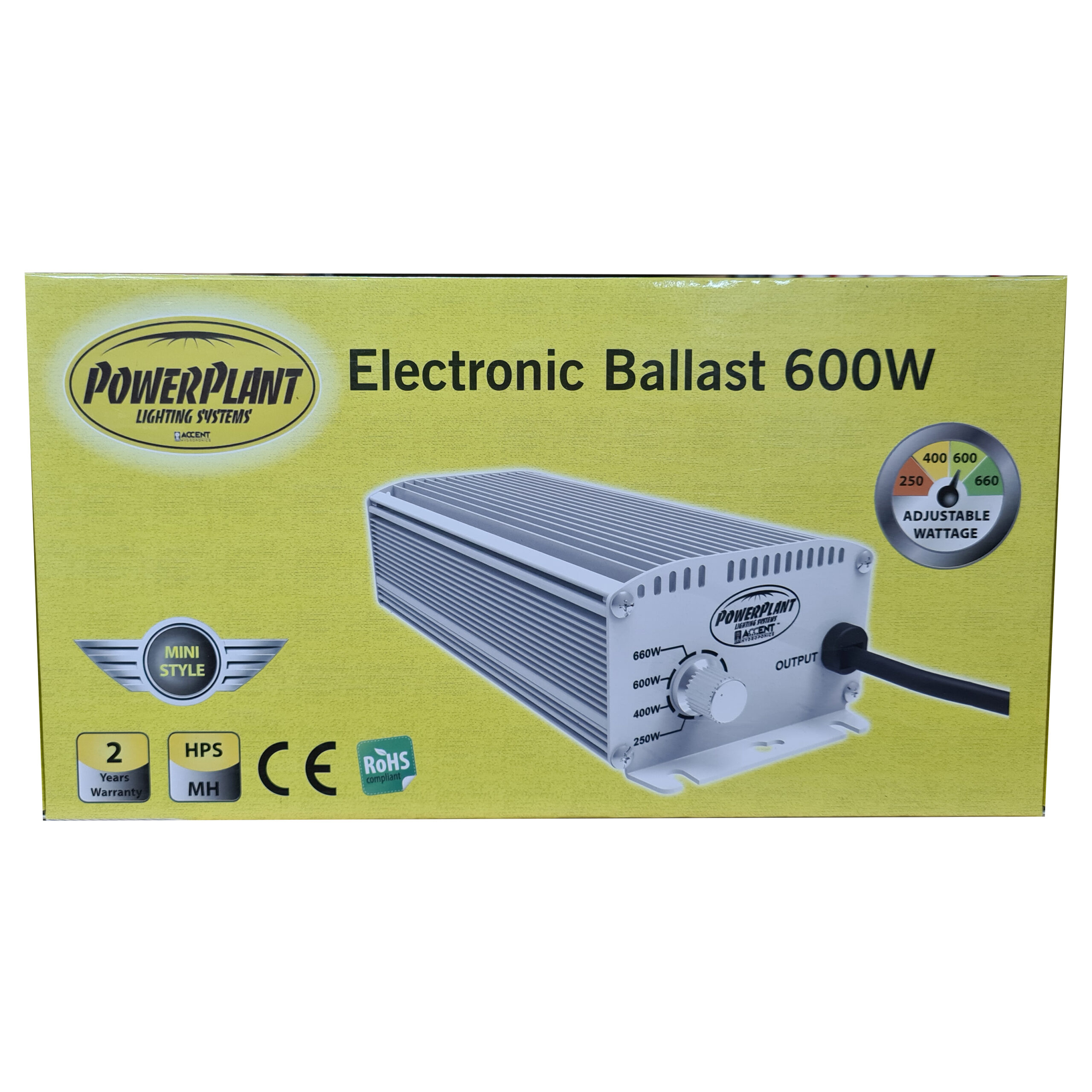 600w Electronic Dimmable Digital Grow Light Ballast HPS Hyperlux 
